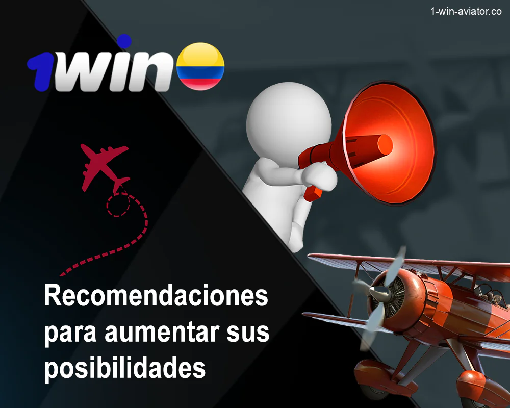 Consejos para jugadores de Aviator en 1Win - cómo ganar