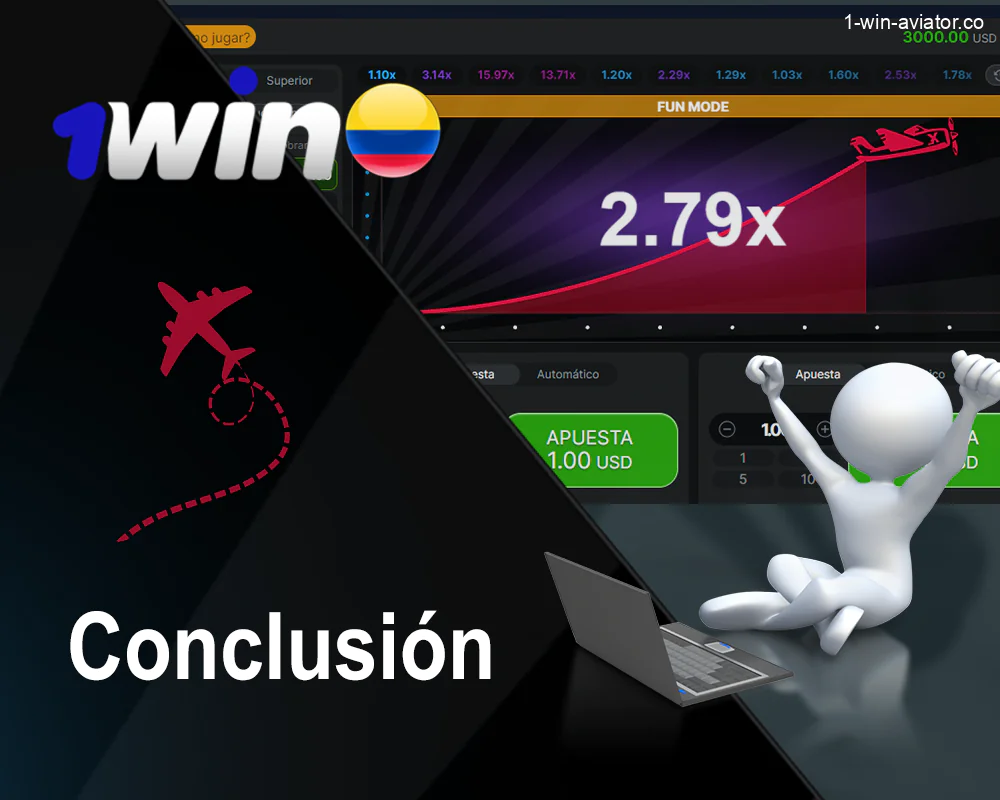 Veredicto final sobre la versión demo gratuita de 1Win Aviator